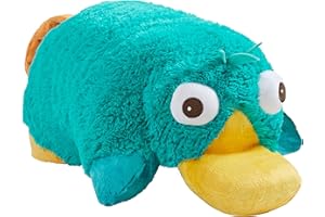 PILLOW PETS Disney Perry the Platypus Pillow Pet - 16" Authentic Perry, Folding Plush Stuffed Animal Toy