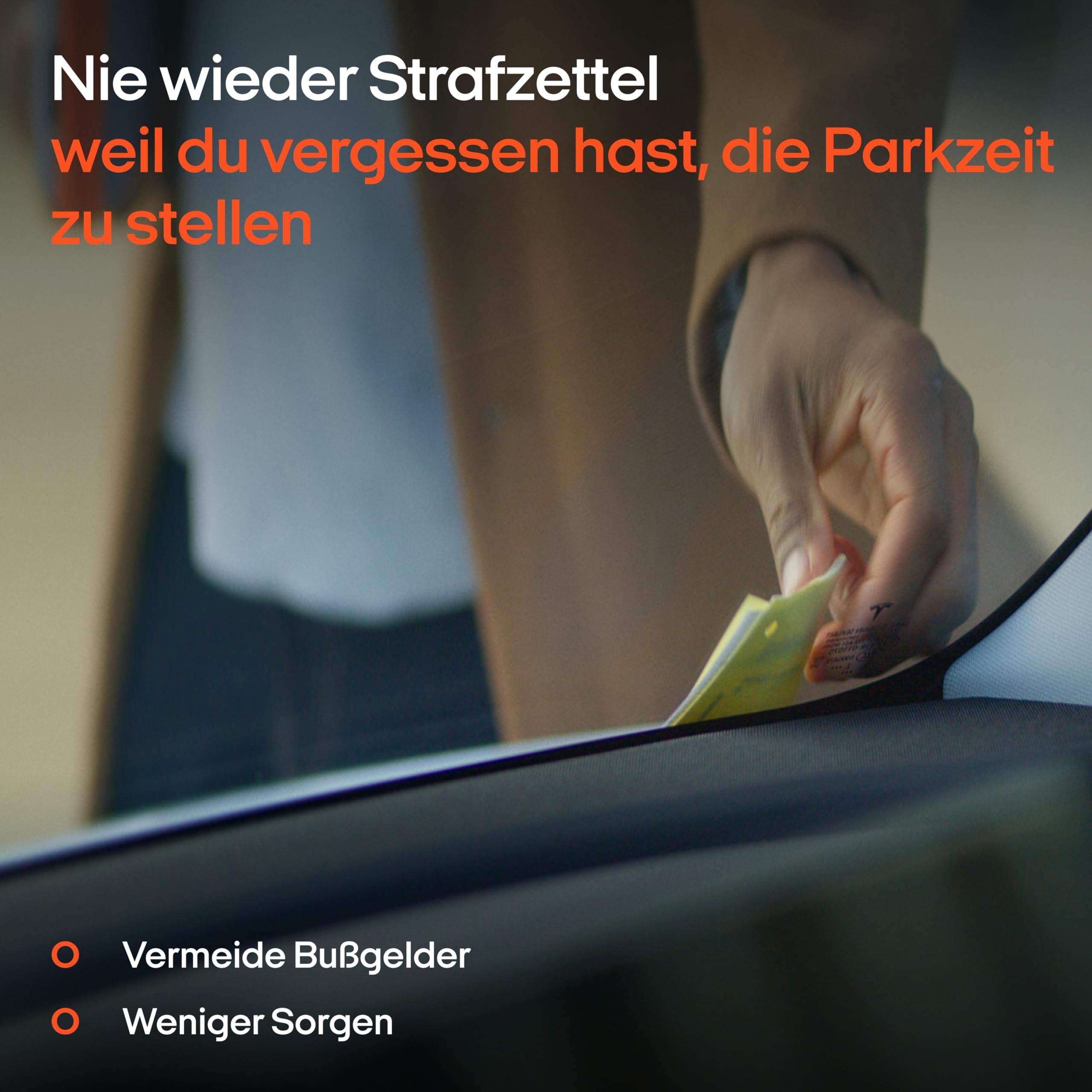 OOONO P-DISC NO1 - Elektronische Parkscheibe mit Zulassung fürs Auto - Automatische Digitale Parkscheibe Elektrisch mit Zulassung vom KBA nach StVO - Elektrische Parkuhr Auto zugelassen 3