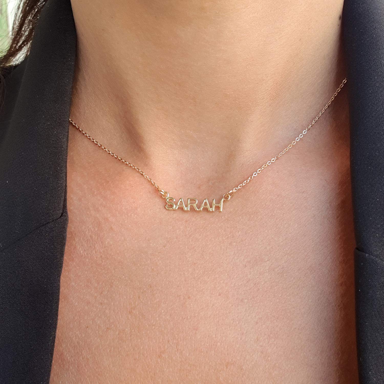 Fresh Personalized Tiny Name Necklace 