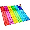 JOYIN 14.6’’ Big Bubble Wands for Kids, 6 PCS Bubble Wand with Refill Solution for Summer Toy Party Favor, Outdoors Activity, Easter Basket Stuffers, Birthday Gift