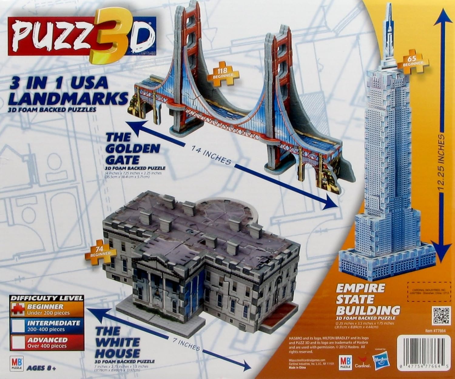 puzz 3d white house