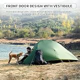 Naturehike Cloud-Up 2 Ultralight Tent 2 Person 20D Nylon 4000mm Green view 4