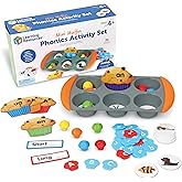 Learning Resources Mini Muffin Phonics Activity Set, Preschool Toys, Preschool Learning Activities, Play Food, Kindergarten Toys, Ages 4+,70 Pieces