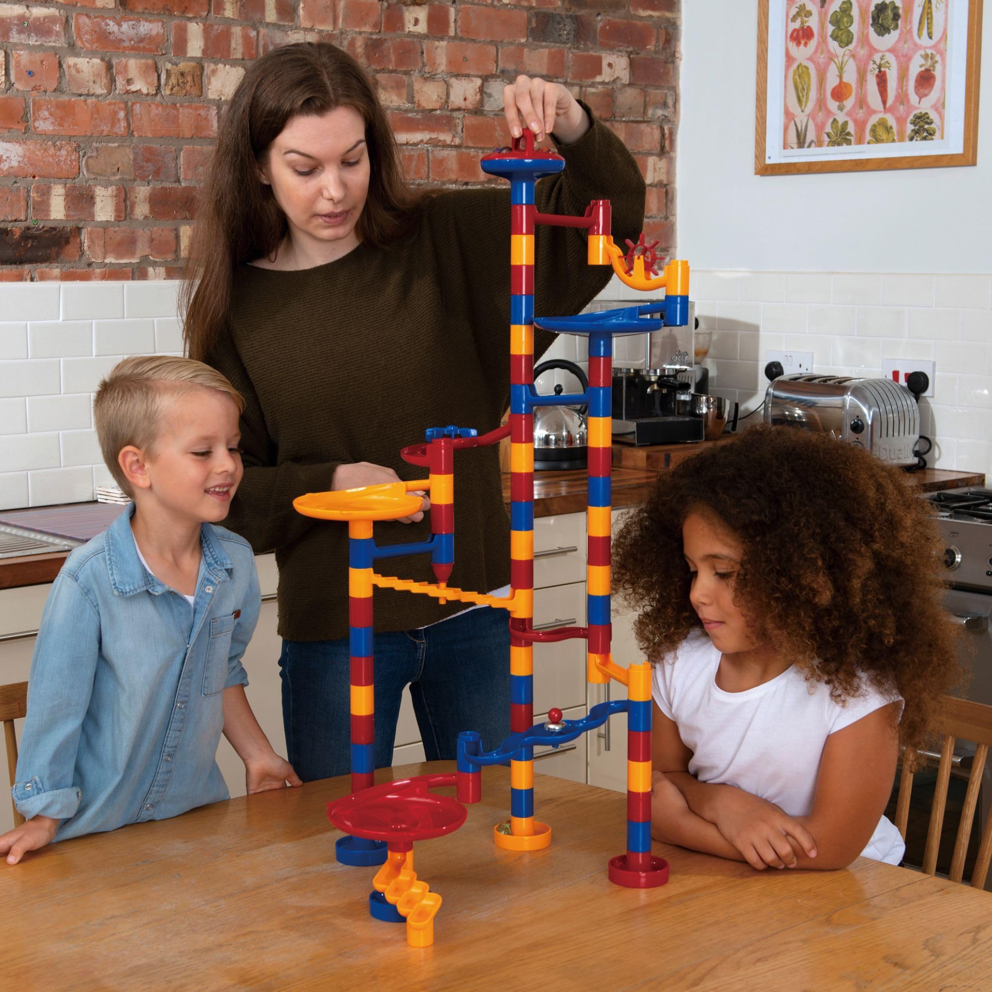 Galt Toys, Marble Racer, Multi Colour 80 Piece Construction Toy, Ages 4 Years Plus