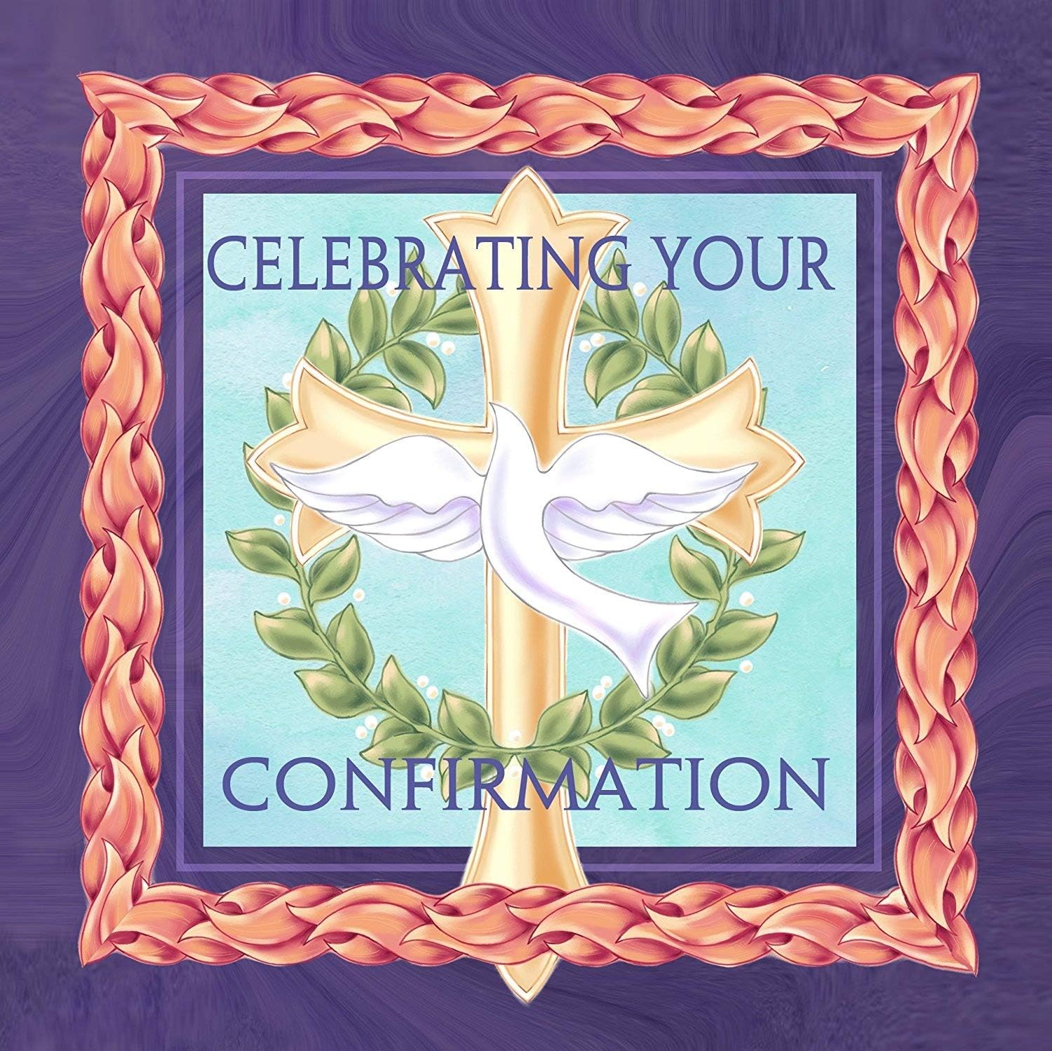 Celebrating Confirmation Dove Cross 20 Count 3Ply Paper Luncheon Napkins Pack of 2