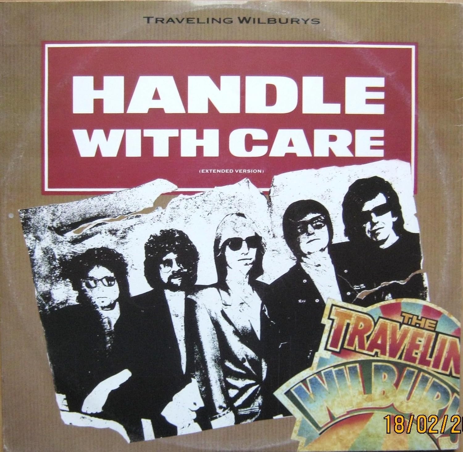 TRAVELING WILBURYS 12" Single Handle With Care/Margarita,EX