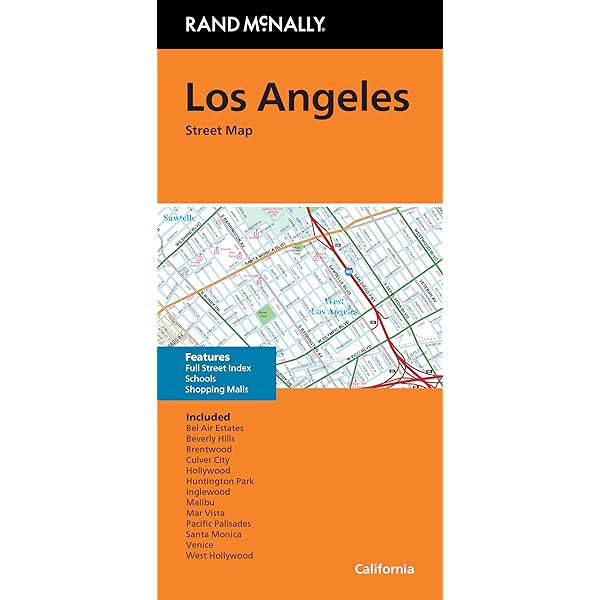 Streetwise Los Angeles Map - Laminated City Center Street