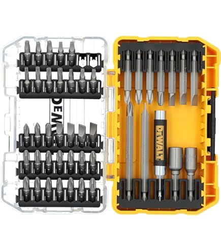 15 Piece Slotted Phillips Triangle Screwdriver Bit Set, 1/4