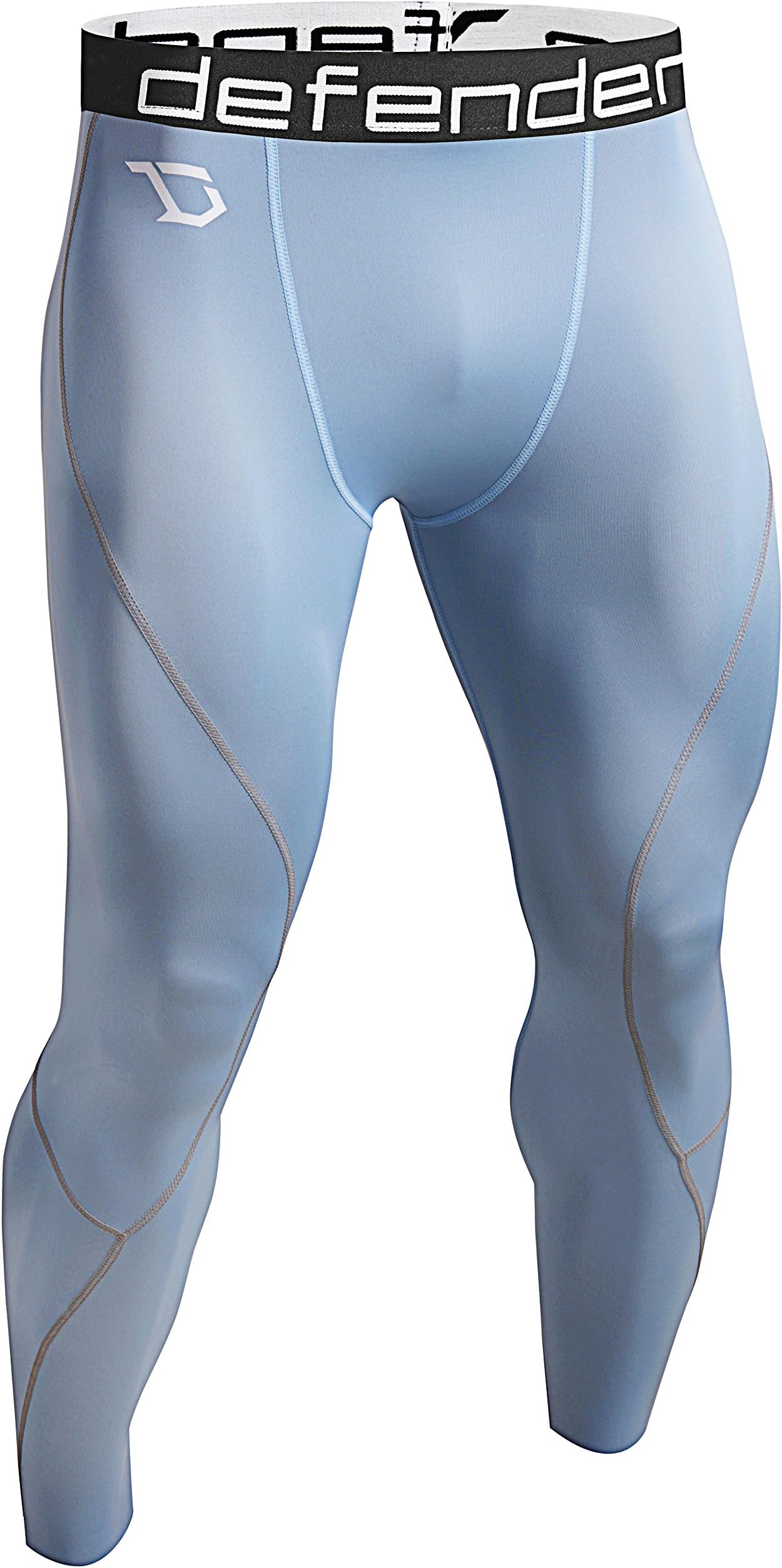 Defender Men's Compression Baselayer Pants Legging Shorts Tights Running S_M