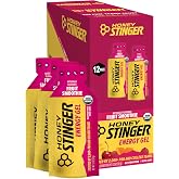 Honey Stinger Organic Fruit Smoothie Energy Gel, Gluten Free &amp; Caffeine Free, for Exercise, Running and Performance, Sports Nutrition for Home &amp; Gym, Pre and Mid Workout, 12 Pack, 13.2 Ounce