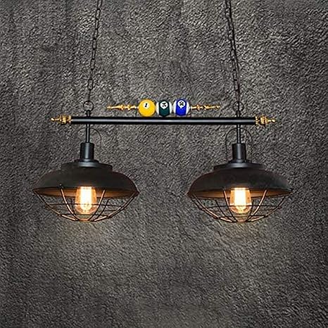 XXLYY Hängende Pendelleuchte 2 Lichter Billardtisch Leuchte