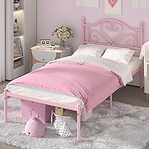 Amazon.com: Weehom Twin Bed Frames with Headboard, Heavy