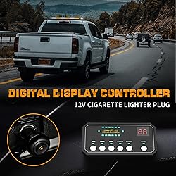 XRIDONSEN 28.4" 80 LED Roof Top Strobe Light Bar