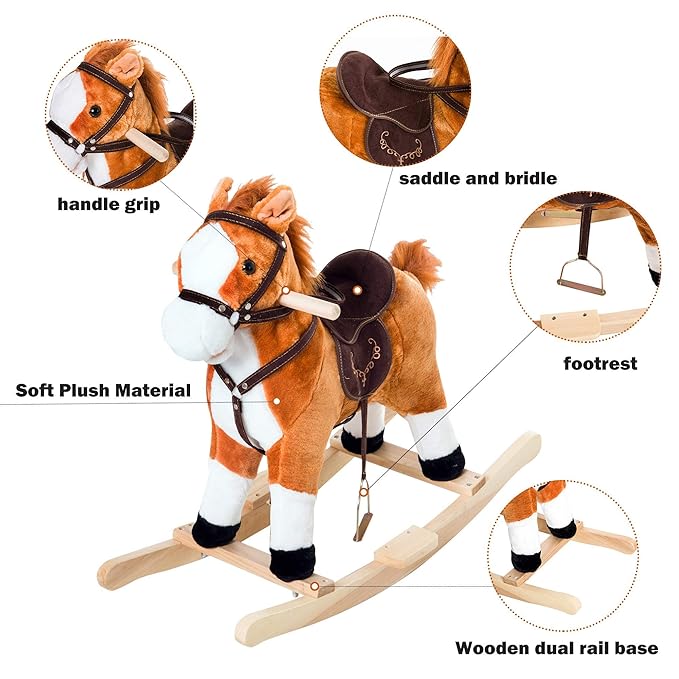 animal adventure rocking horse