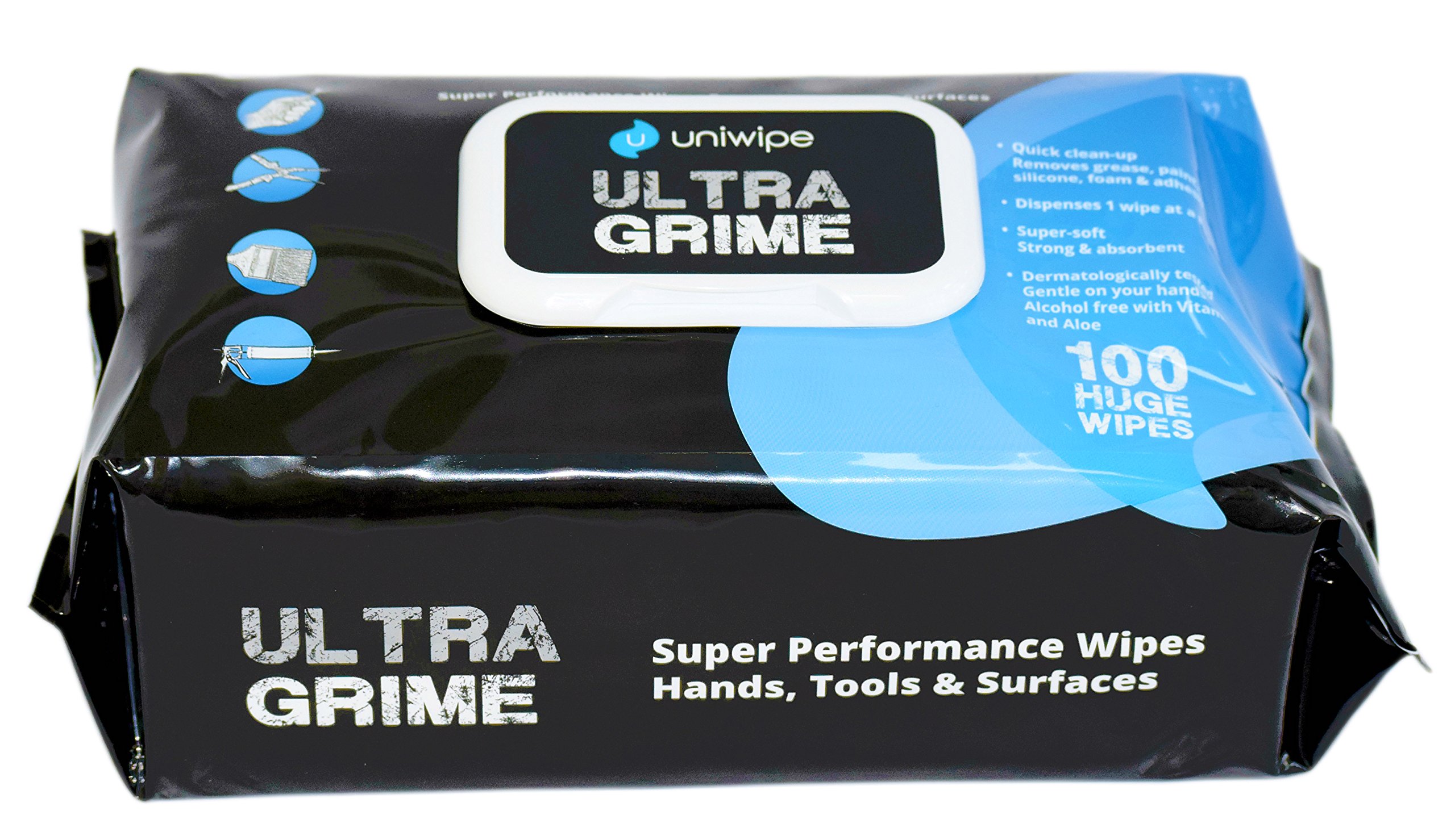 Uniwipe Ultra Grime Ultragrime Industrial Multi-Purpose Cleaning Wipes X100 PACK