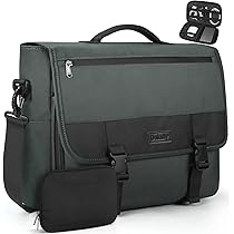 【Anyone more】Alec Bobusang Laptop Shoulder Bag Amazon.com: Messenger Bag for Men 15.6 Inch Water resistant