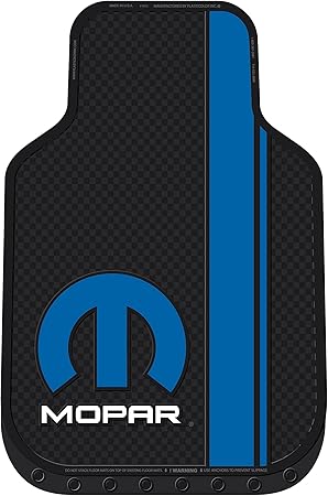 Amazon Com Plasticolor 001584r02 Mopar Logo 2 Piece Floor Mat Set