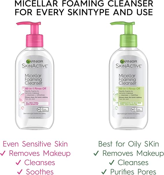 foam cleanser garnier