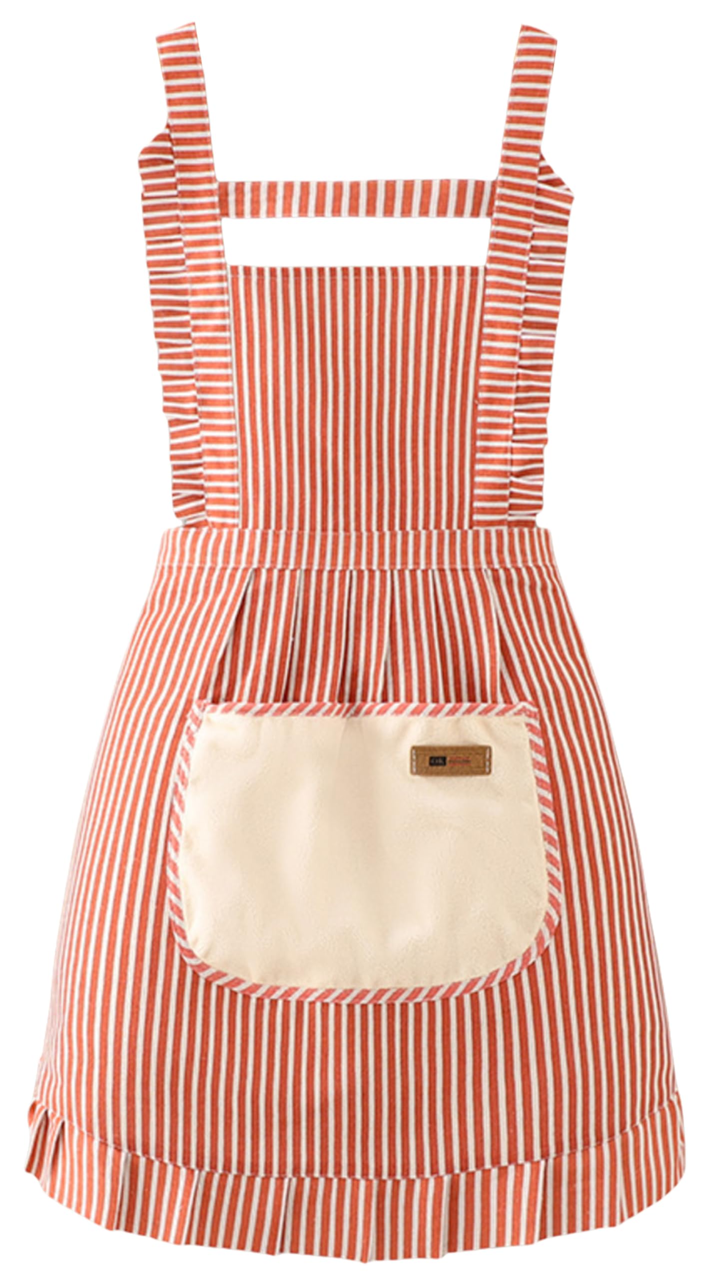 FAIRYGATE Pinafore Apron Dress Retro Adjustable Ruffle Apron Kitchen Cooking Baking Cleaning Maid Costume A1526