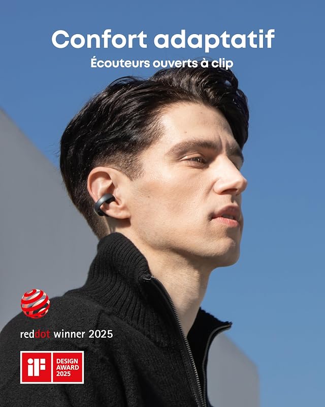 par Anker AeroClip Écouteurs Ouvert