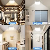 Toowell 10000mAh Rechargeable Motion Sensor Ceiling Light view 7