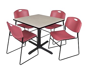 Amazon.com: Regency Cain 30-Inch mesa breakroom cuadrada ...