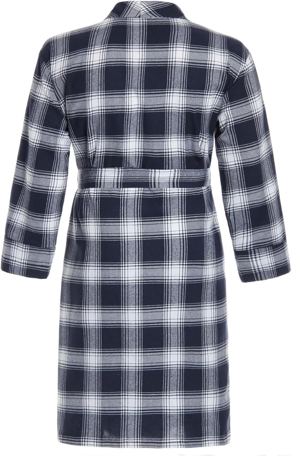 Latuza Men's Cotton Flannel Robe at  Men’s Clothing store