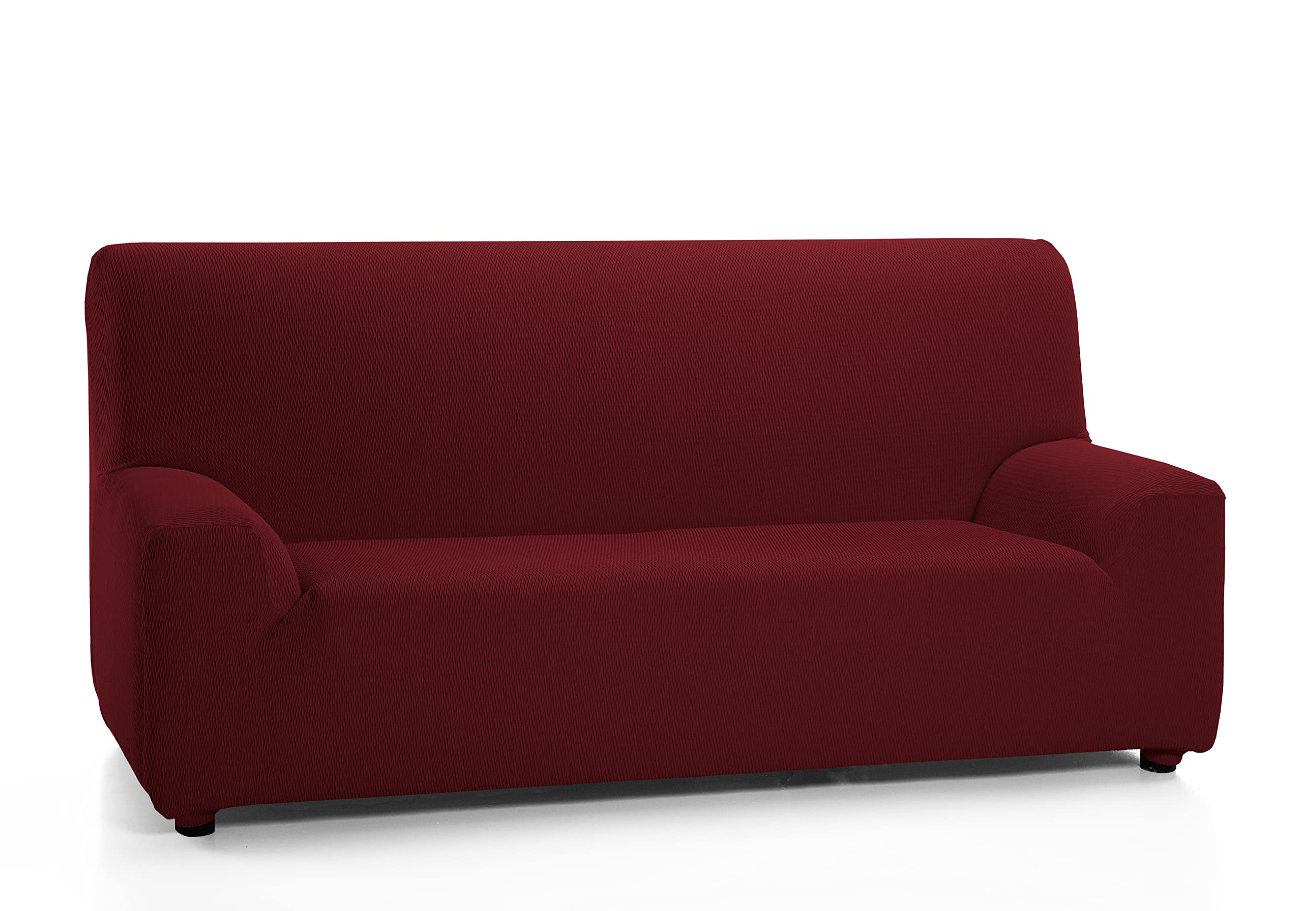 Martina Home Sofa Cover Elastic,, fabric , burgundy , 2 Places of 120 to 170 cm wide