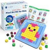 STEM Toys Pixel Art Kit for Kids - Arts and Crafts Gift for Boys &amp; Girls 5+ | Educational Birthday Gift Ideas for 5 6 7 8 9 10 Year Old Boys Girls, Creative Brain Teaser Toy &amp; Activity for Kids Children