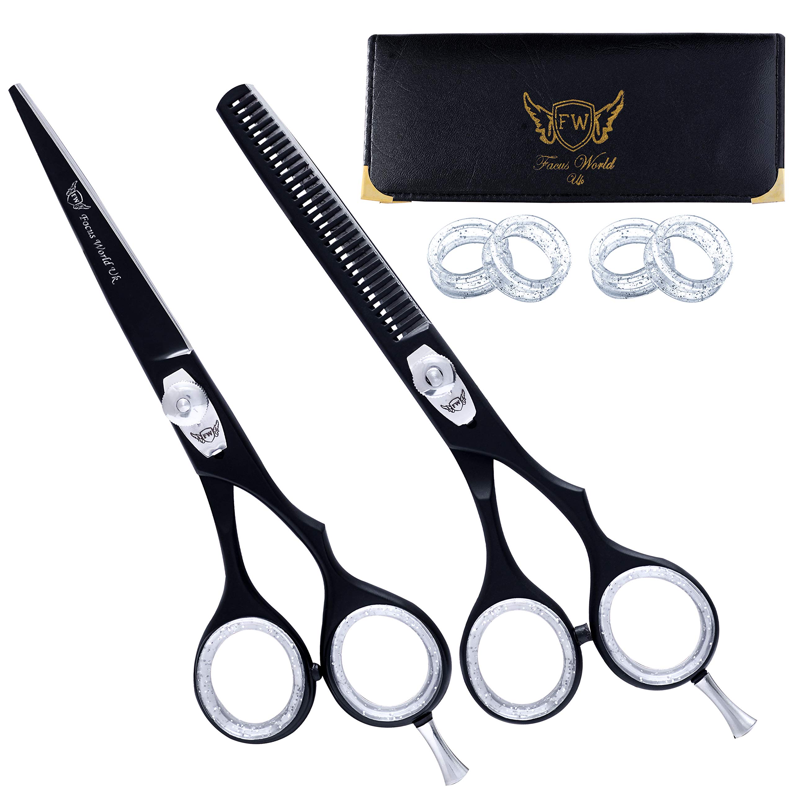 Hairdressers Scissors Set 6.5 Inches Barber Hair Scissors for Professional Hairdressing of Men & Women - Japanese Stainless Steel