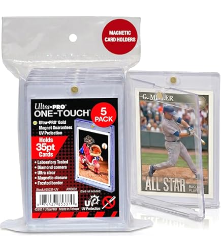 Amazon.com: Ultra PRO - Black Border ONE-Touch 9 Graded Card