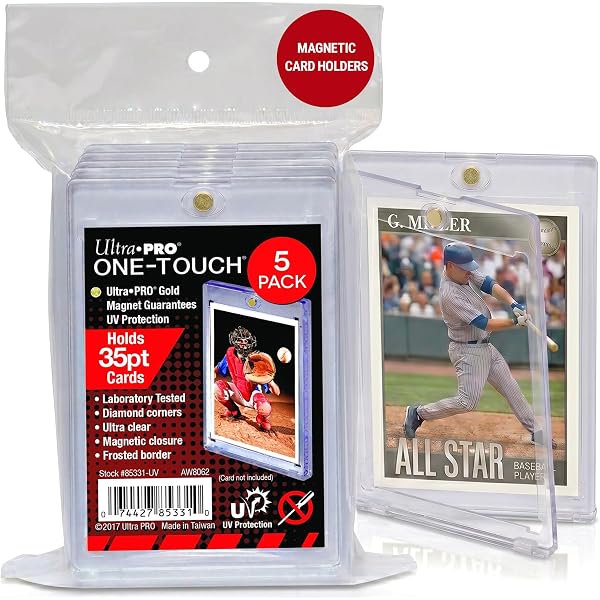 Amazon.com: 1 (One) 130pt One-Touch Card Holder : Toys & Games