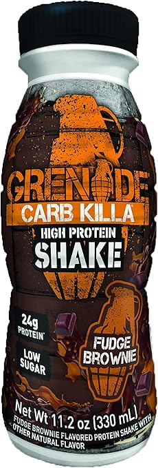 grenade fudge brownie shake