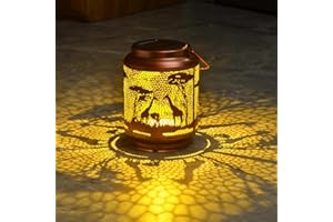 Styleonme Giraffe Lover Solar Light, Mother's Day Lantern Gift for Mom Grandma Women Sister, Hanging Image Giraffes Lanterns, Yard Corridor Garden Decor, Thanksgiving Day, Birthday Gifts