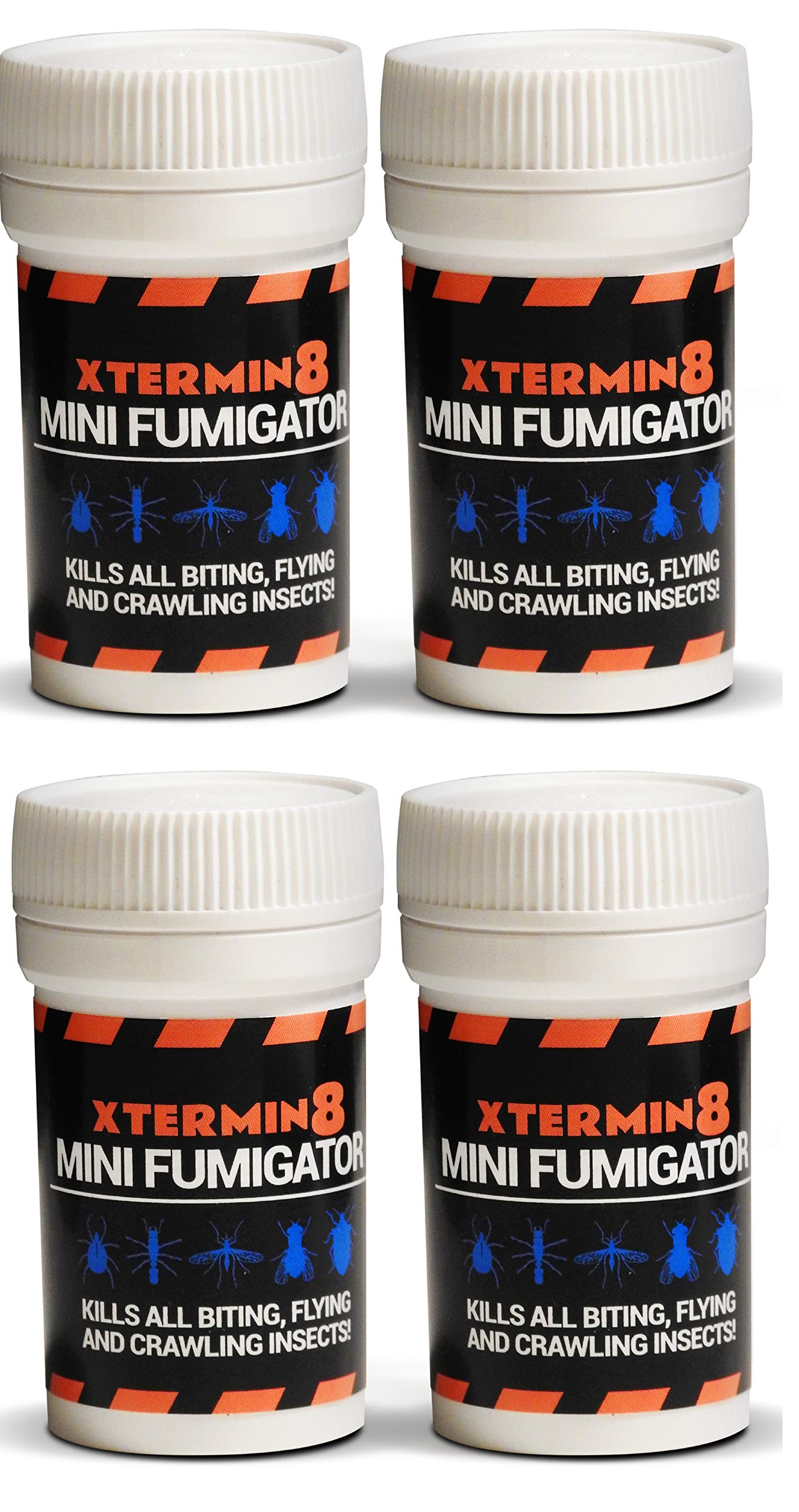 4 x Permethrin Smoke Generators - Xtermin8ProB Cat dog Flea Bomb indoor house home fumigation carpet fleas killer