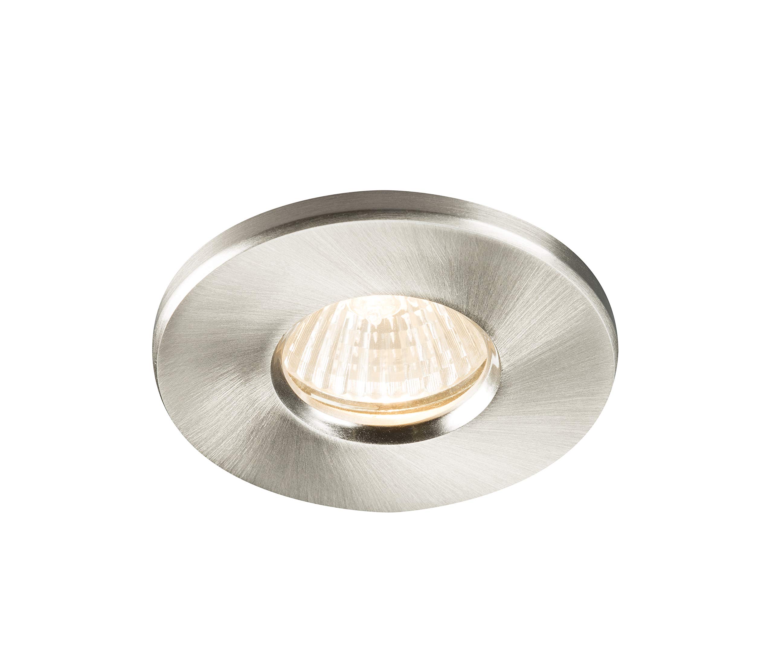 Knightsbridge Aluminium Recessed Downlight in Brushed Chrome