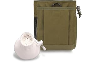 YERGOFE Compact Climbing Chalk Bag for Rock Climbing - Chalk Ball - Tactical Molle Pouch Waist Bag for Bouldering, Gym, Weightlifting, Climbing Gear and Gift