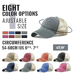 Croogo Men Women Summer Mesh Baseball Cap Quick Dry