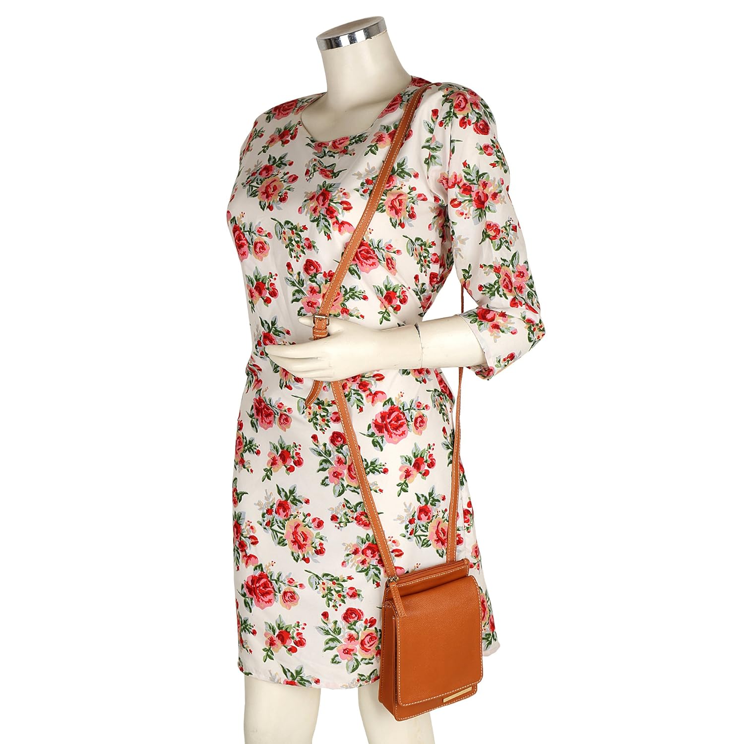 lapis o lupo women's sling bag (tan, llsl0019tn)