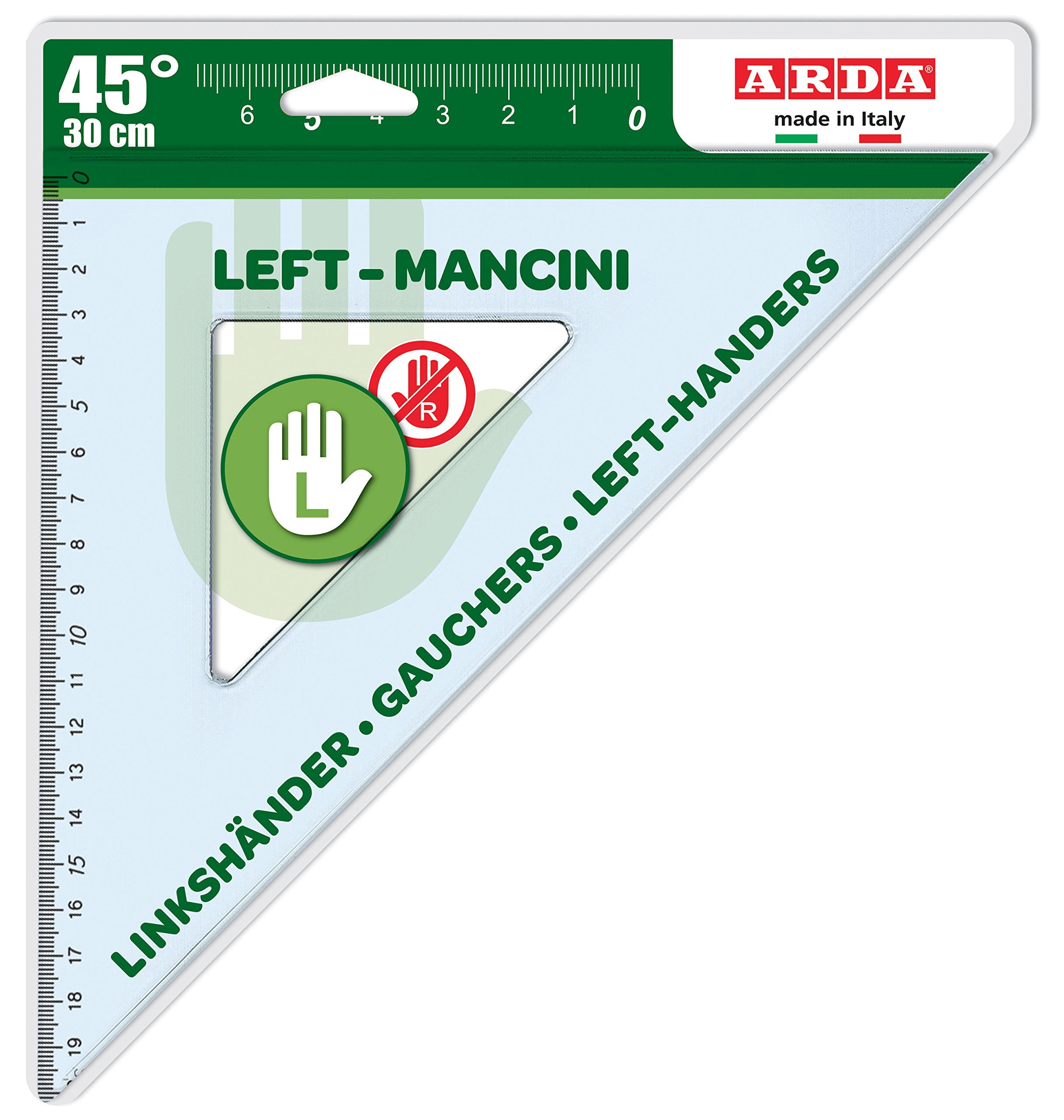 Arda 28730 Man Team 45 °, 30 Left Handed, 30 cm, Left