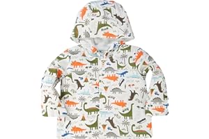 Minicoco Baby Toddler Fashion Fall Spring 100% Cotton Hoodies Jacket, Wind-Proof Comfortable and Breathable Outwear