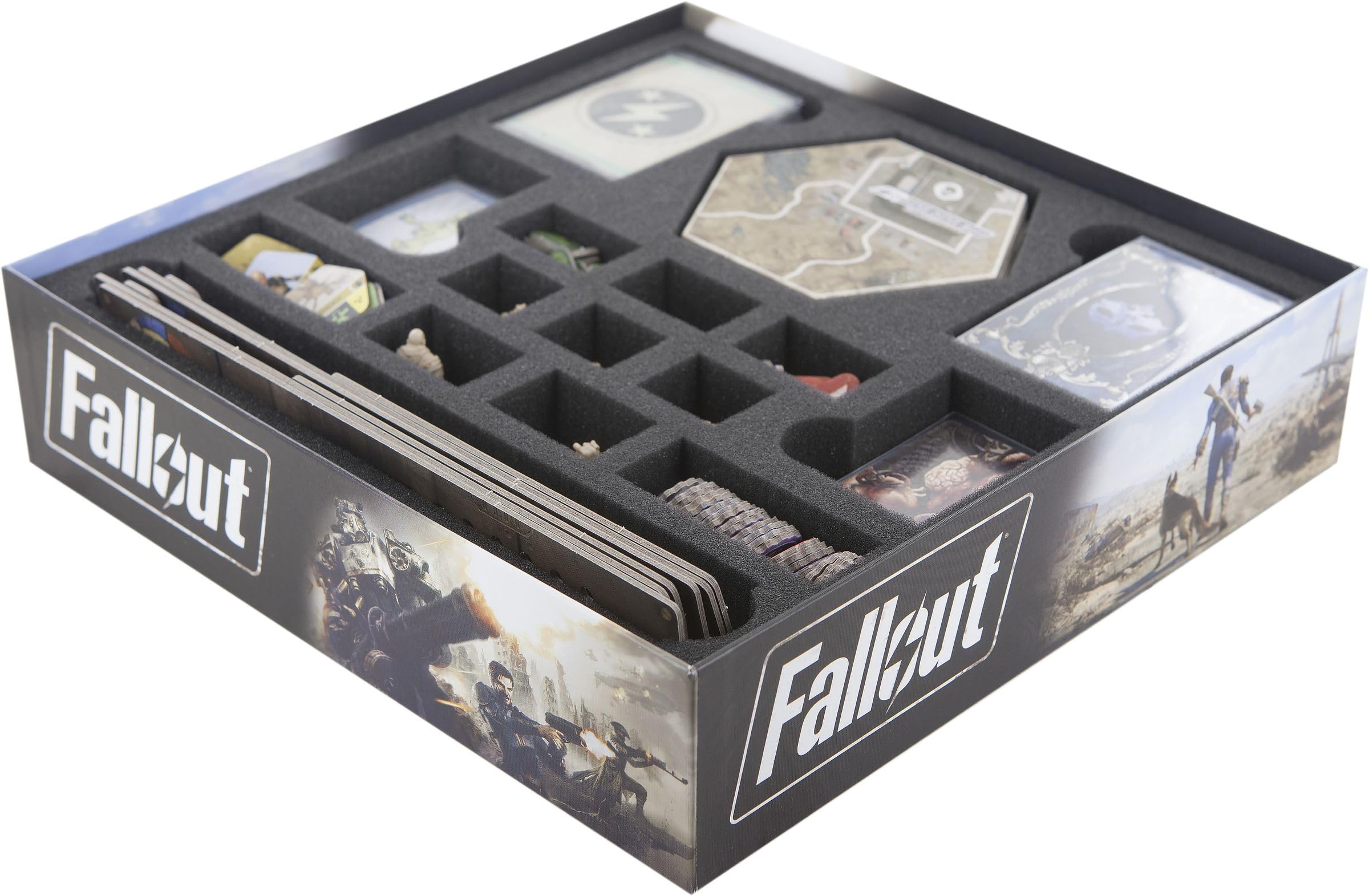 Feldherr foam set compatible with Fallout - board game box