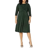 slim fit dress slacks Square Neckline Fit and Flare Silhouette Midi Silk Dress EU32 / Fuchsia