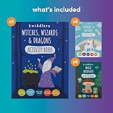 THE TWIDDLERS 24 Mini Colouring Activity Books Unicorns Dragons Woodland A6 view 5
