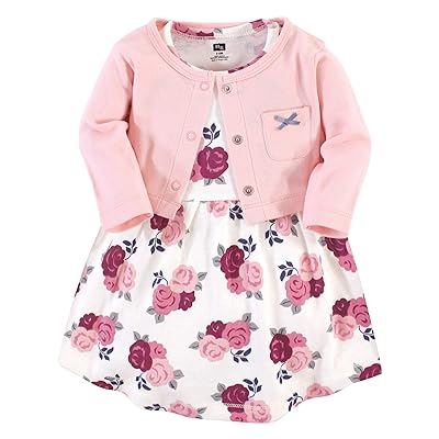 Buy Hudson Baby Girls Cotton Dress And Cardigan Set Online In Turkey B07vhbdfb5