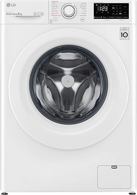 lg f4wv3008s3w lavadora inteligente 8kg 1400 a 40 serie 300 color blanco