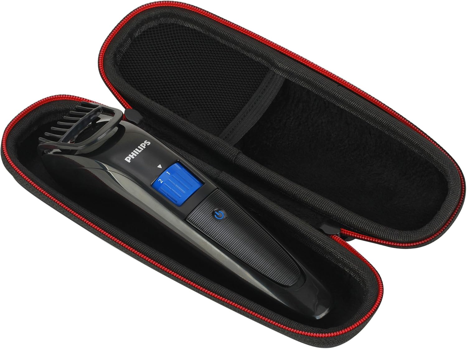 For Philips Norelco Beardtrimmer 7300 7100 3100 Vacuum Trimmer Qt4070 41 Qt4050 Qt4000 42 Case Travel Carrying Case Bag Hard Eva Free Carabiner Amazon Ca Health Personal Care