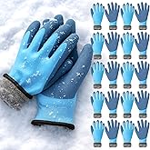Yearntown 12/24/48 Pairs Winter Work Gloves for Men Below Freezer Waterproof Grip Thermal Insulated Gloves for Cold Weather