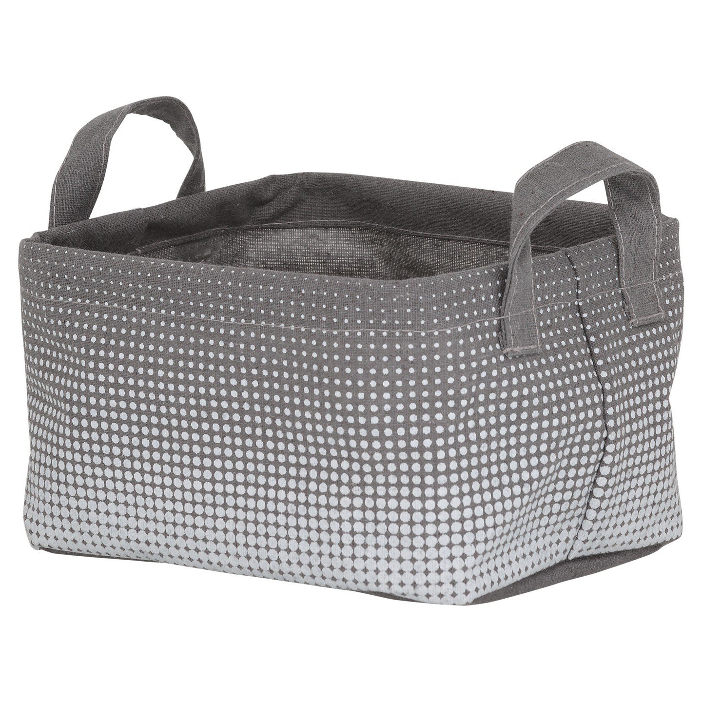 Sealskin Speckles Basket, Polyester, Grey, 21 x 12.5 x 17 cm