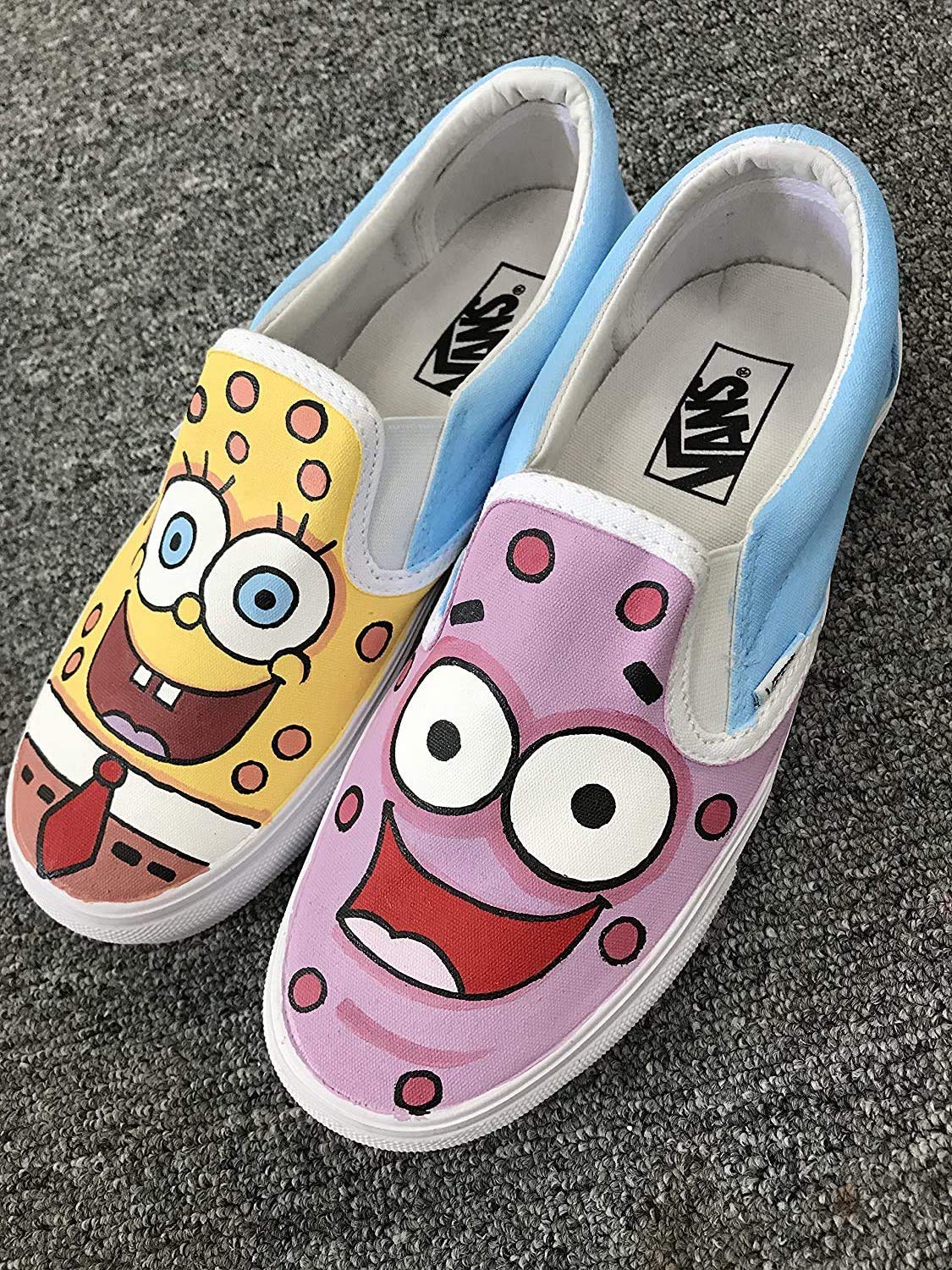 custom spongebob shoes